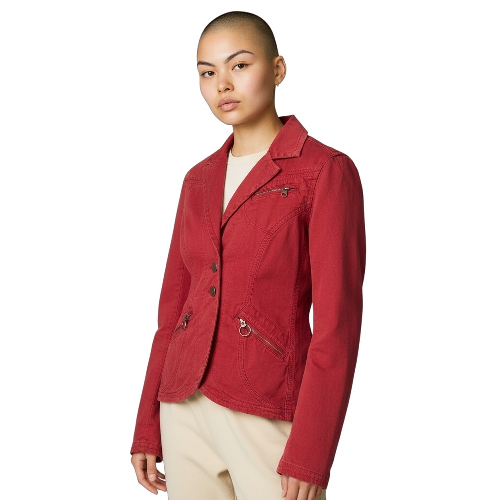 SANCTUARY Clothing Los Angeles Woman’s Cranberry Moto Lightweight Jacket size M